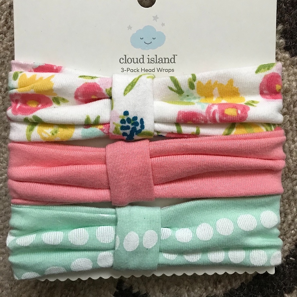 Baby Girl 3-Pack  Head Wraps